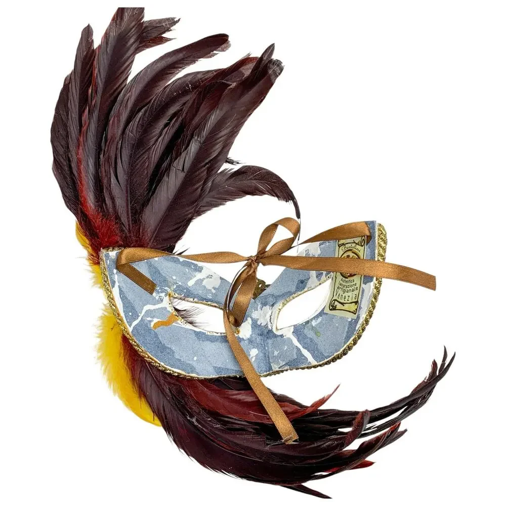 Bertolini Venice Venetian Masquerade Masks Set of 2 Handmade Italy